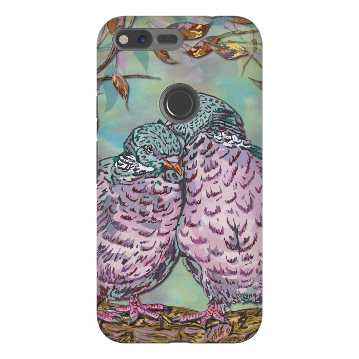 Pixel XL StrongFit Loving Ring Doves by Lotti Brown