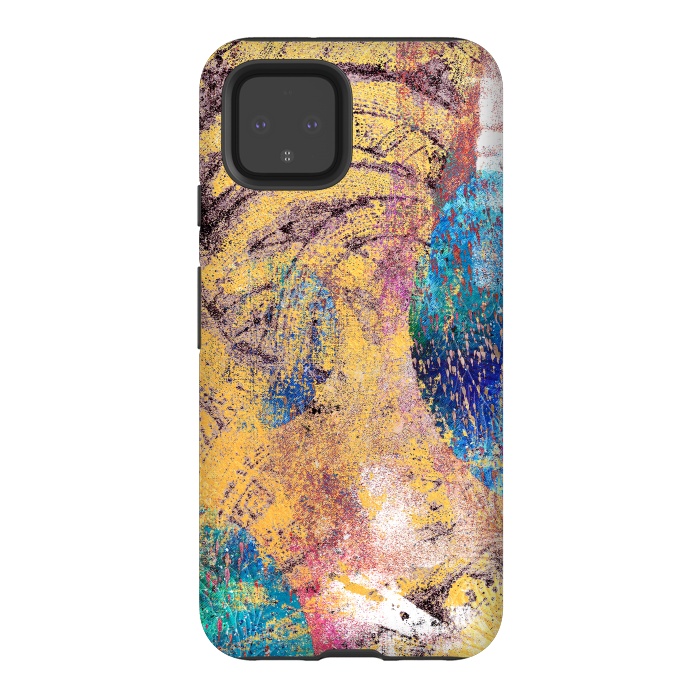 Pixel 4 StrongFit Abstract Painting X by Art Design Works