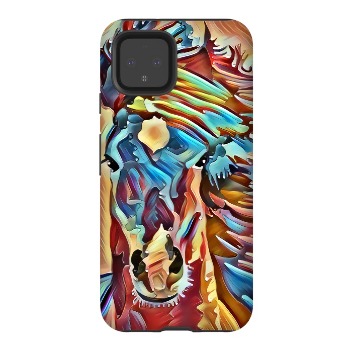 Pixel 4 StrongFit abstract horse by Ancello