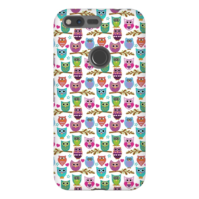 Pixel XL StrongFit happy owls by Ancello