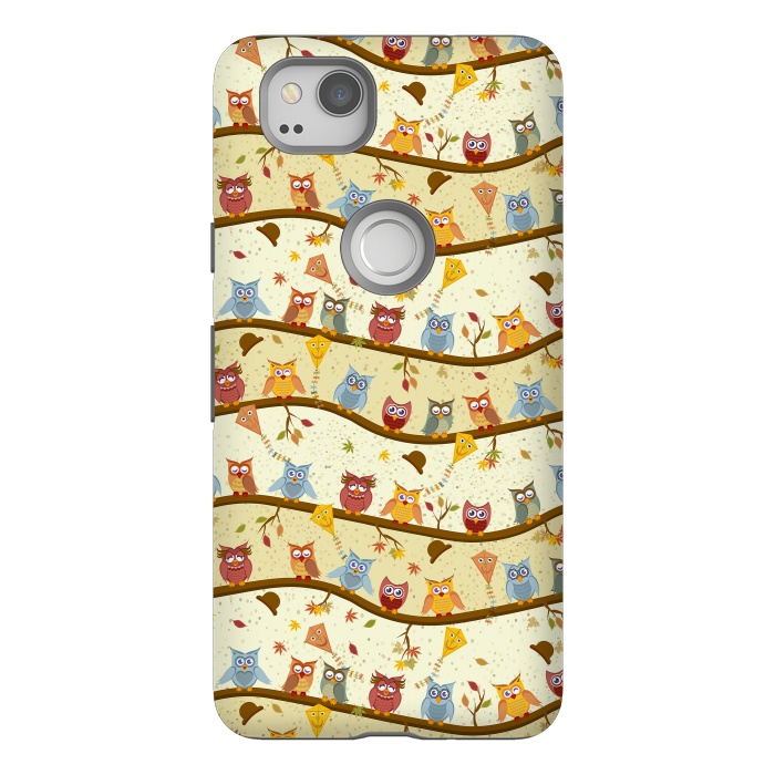 Pixel 2 StrongFit autumn owls by Ancello