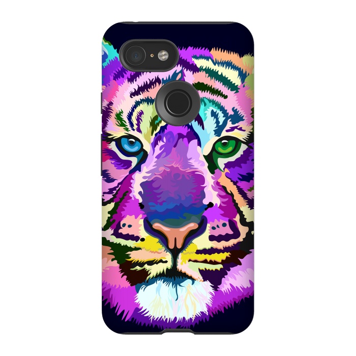 Pixel 3 StrongFit popart tiger by Ancello