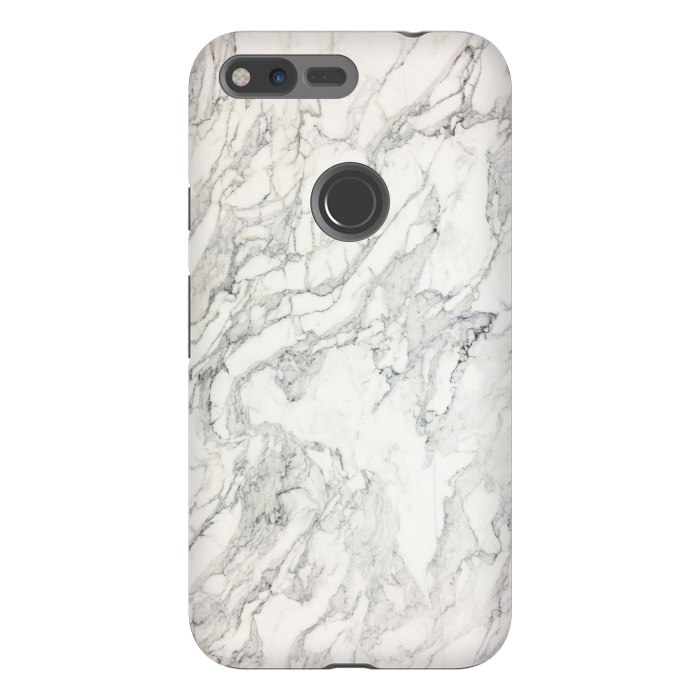 Pixel XL StrongFit White Marble X by amini54