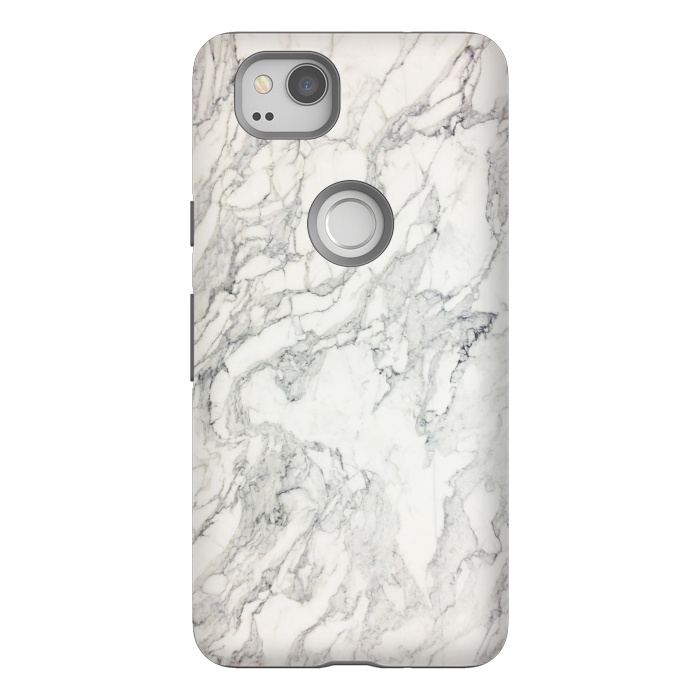 Pixel 2 StrongFit White Marble X by amini54