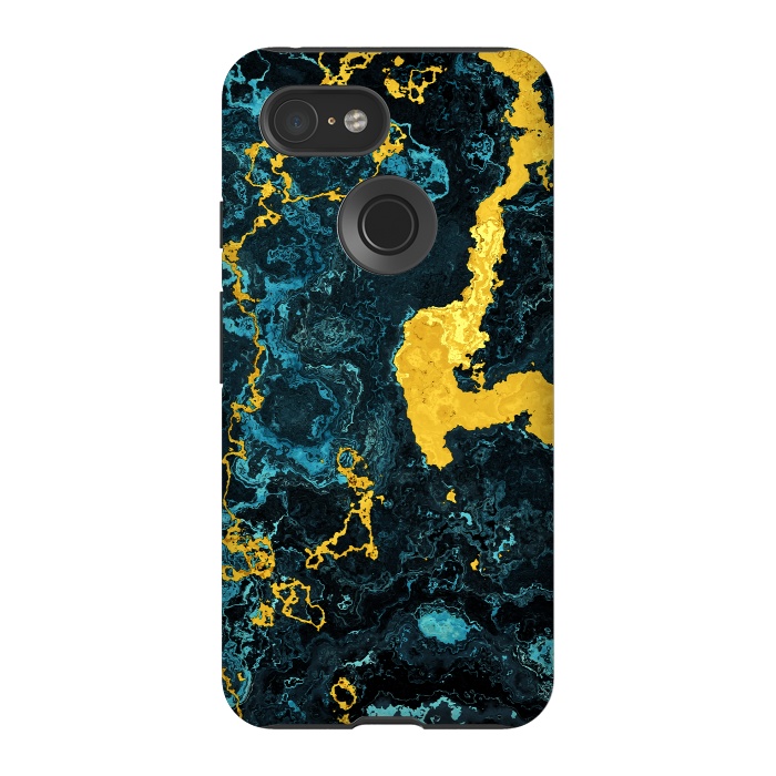 Pixel 3 StrongFit Abstract Marble VII by Art Design Works