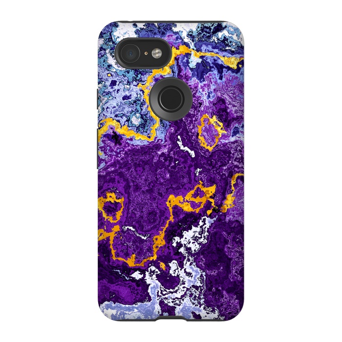 Pixel 3 StrongFit Abstract Marble VIII by Art Design Works