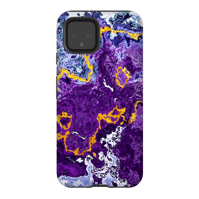 Pixel 4 StrongFit Abstract Marble VIII by Art Design Works