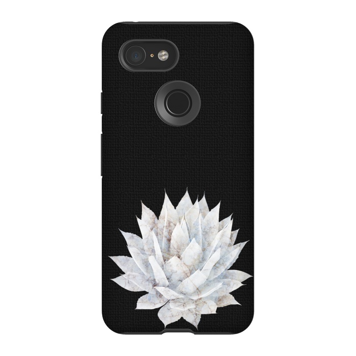 Pixel 3 StrongFit  Agave White Marble by amini54