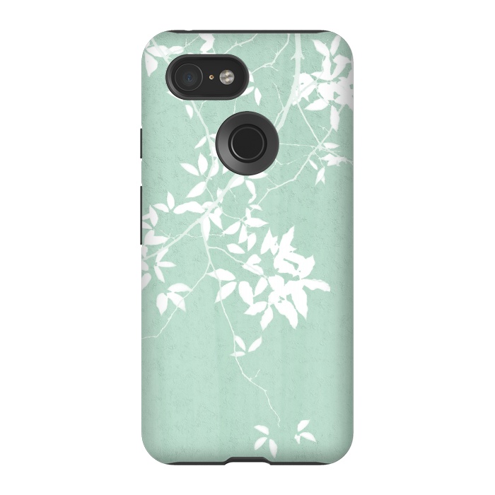 Pixel 3 StrongFit  Foliage on Mint Green by amini54