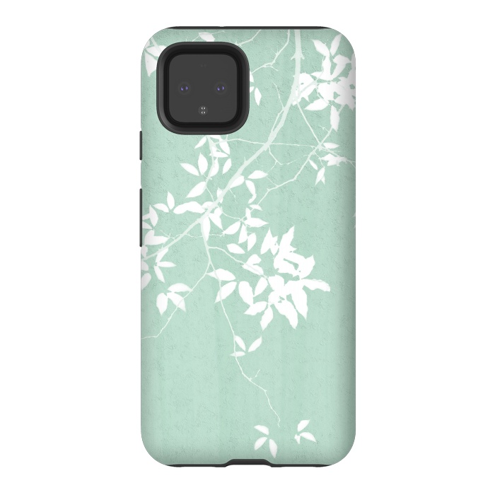 Pixel 4 StrongFit  Foliage on Mint Green by amini54