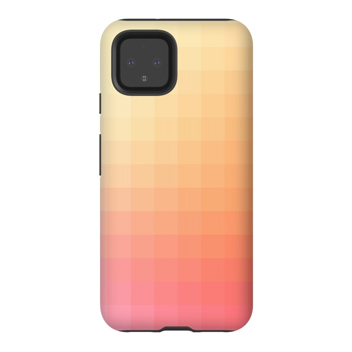 Pixel 4 StrongFit Gradient, Pink and Orange by amini54
