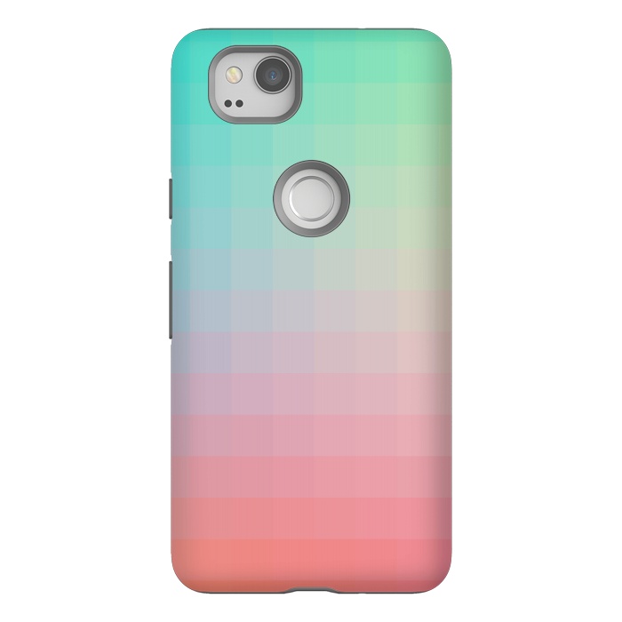Pixel 2 StrongFit Gradient, Pink and Teal by amini54