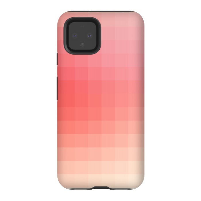 Pixel 4 StrongFit Gradient, Pink and White by amini54