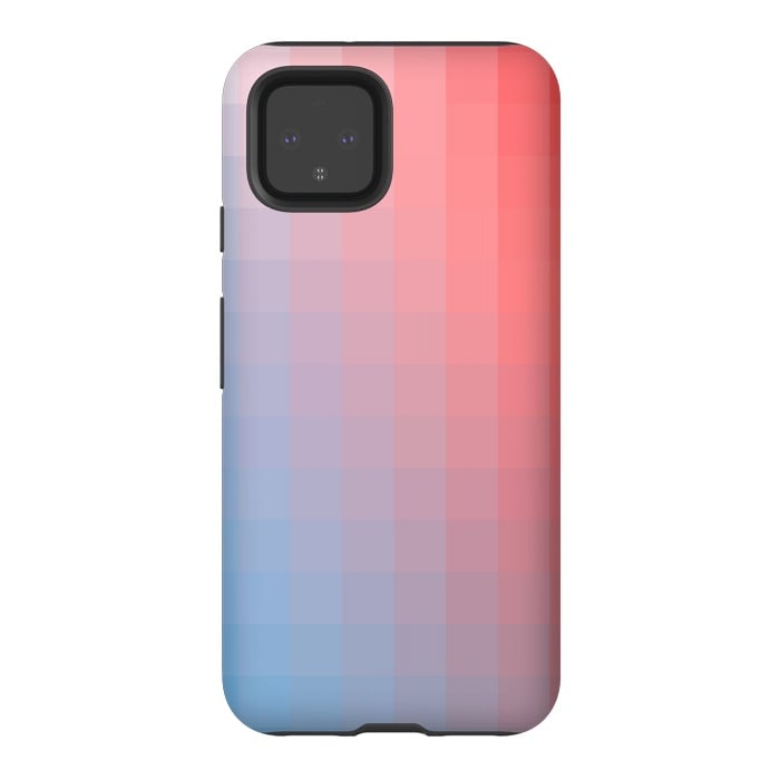 Pixel 4 StrongFit Gradient, Red, White and Blue by amini54