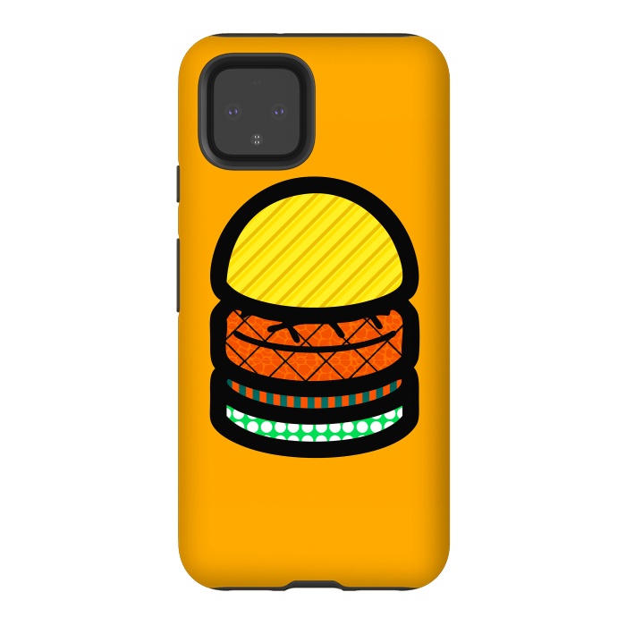 Pixel 4 StrongFit Burger by Carlos Maciel