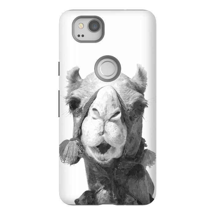 Pixel 2 StrongFit Black and White Camel by Alemi