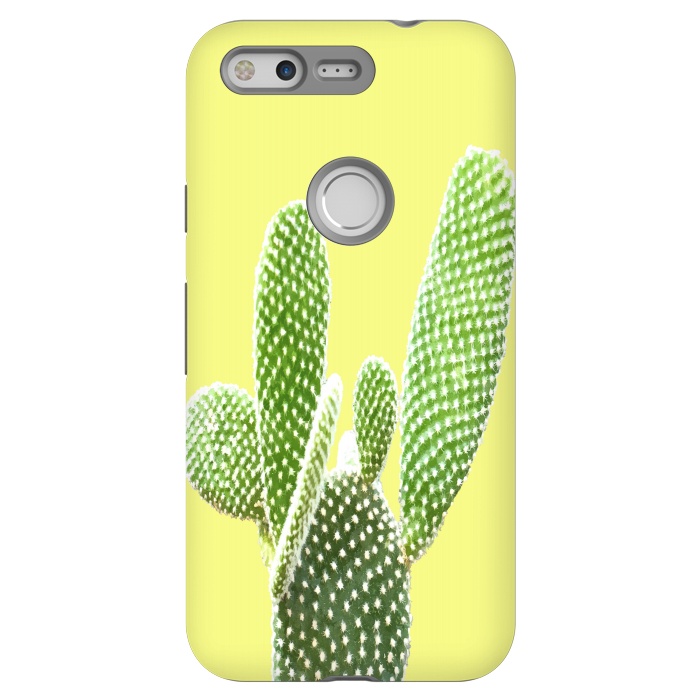 Pixel StrongFit Cactus Yellow Background by Alemi
