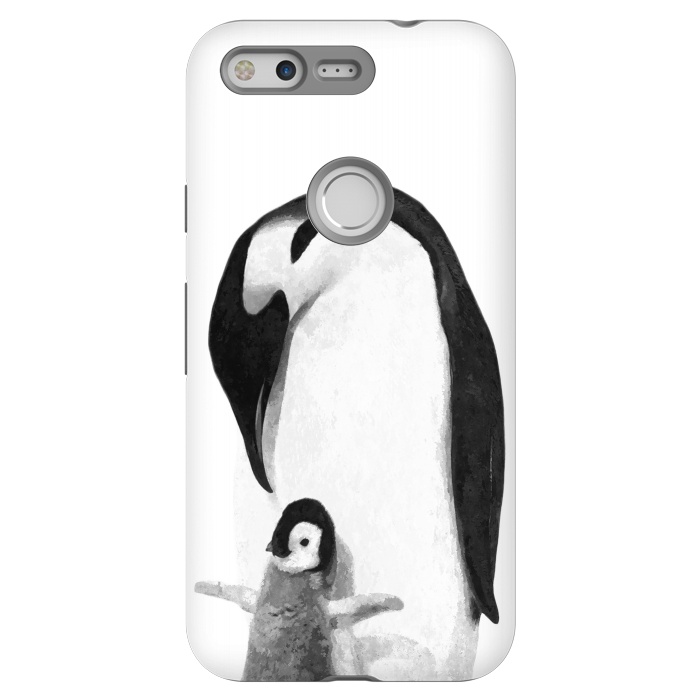 Pixel StrongFit Black and White Penguins by Alemi