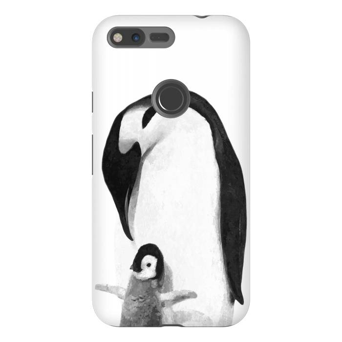 Pixel XL StrongFit Black and White Penguins by Alemi