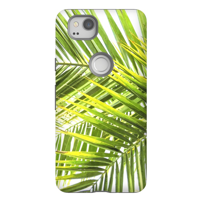 Pixel 2 StrongFit Palm Leaves Tropical Plant by Alemi