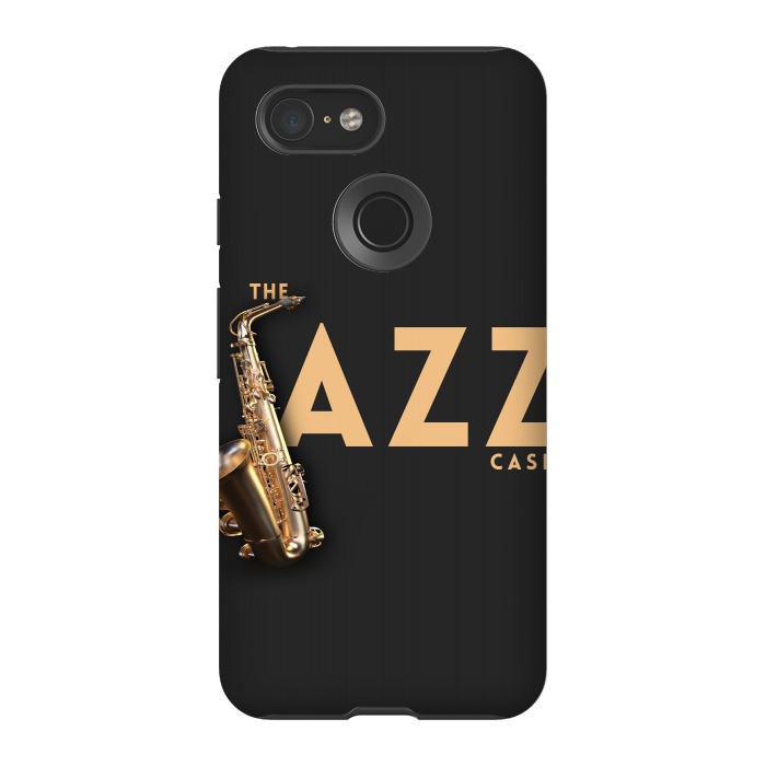 Pixel 3 StrongFit The Jazz Case by Carlos Maciel