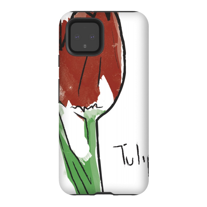 Pixel 4 StrongFit Tulip by Carlos Maciel