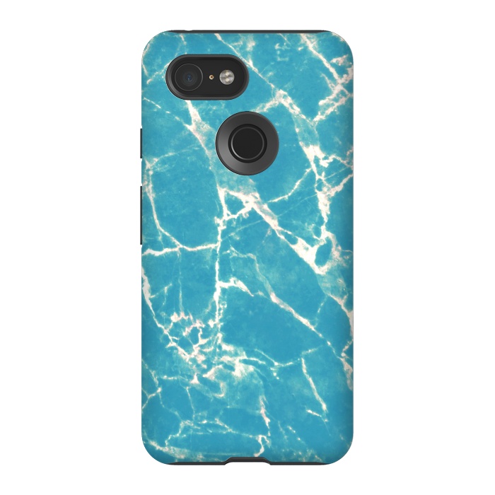 Pixel 3 StrongFit Bright blue marble by Oana 