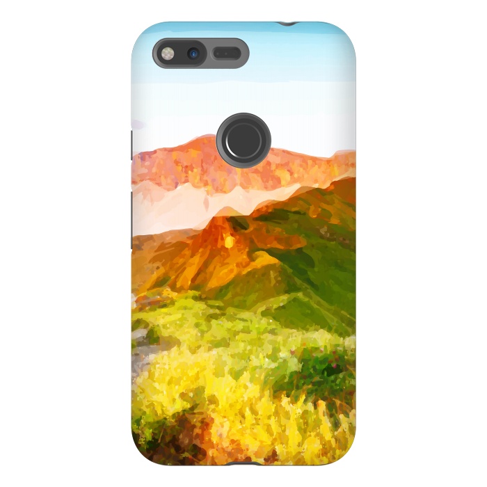 Pixel XL StrongFit Forest Mountain by Creativeaxle