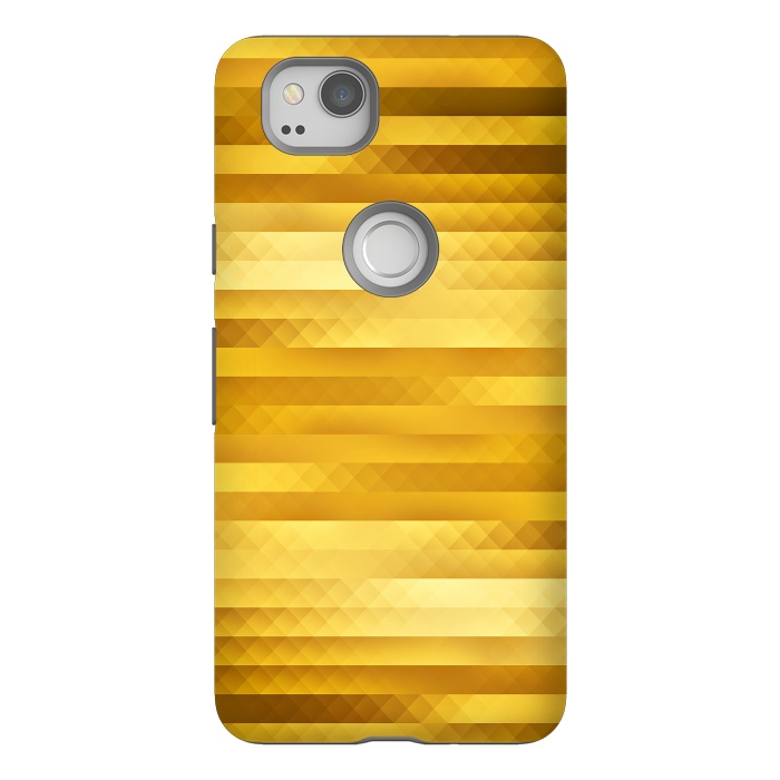 Pixel 2 StrongFit Gold Color Pattern by Art Design Works