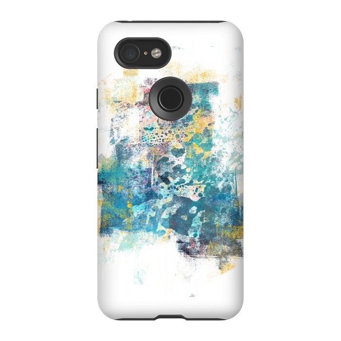 Pixel 3 StrongFit City Tide - Abstract Painting II by Art Design Works