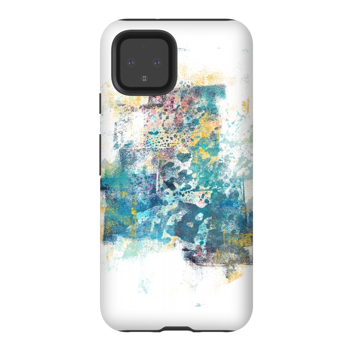 Pixel 4 StrongFit City Tide - Abstract Painting II by Art Design Works