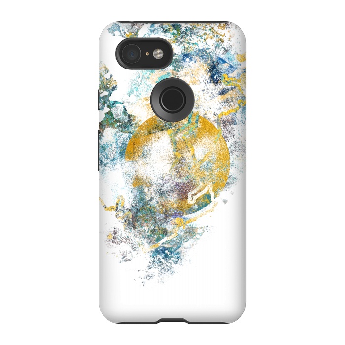 Pixel 3 StrongFit Nature's Call - Abstract Painting III by Art Design Works