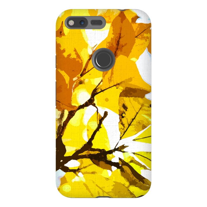 Pixel XL StrongFit Autumn colors, leaves #oil #on #canvas by Bledi