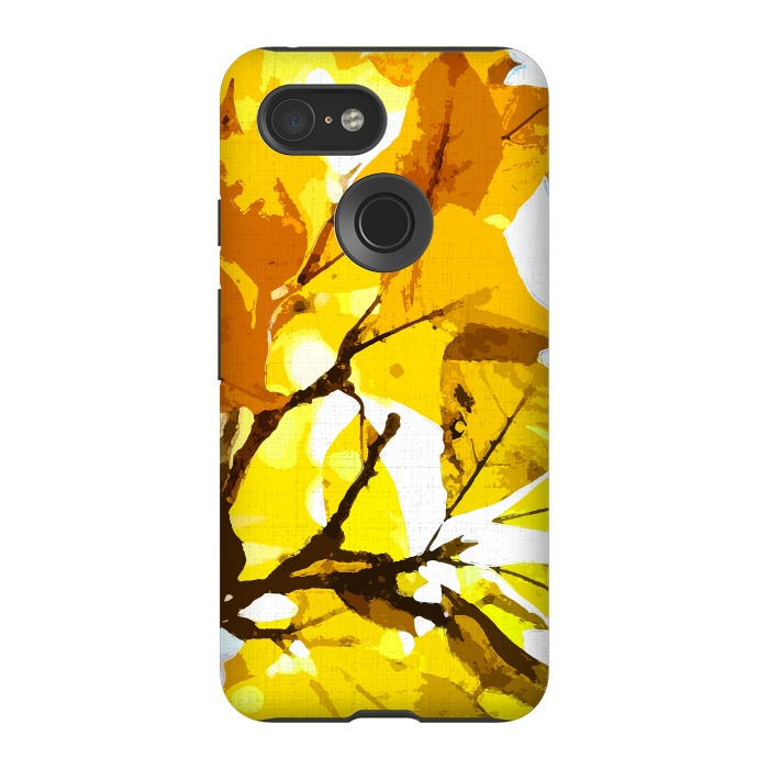 Pixel 3 StrongFit Autumn colors, leaves #oil #on #canvas by Bledi