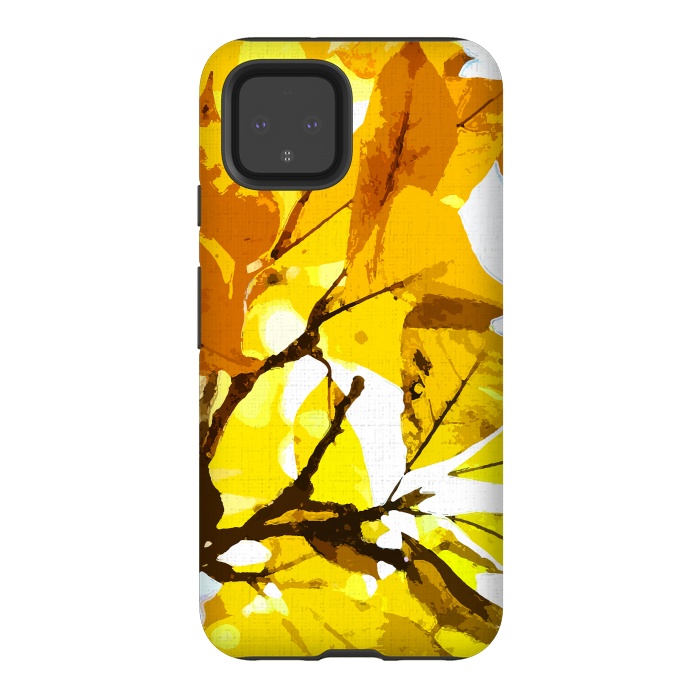 Pixel 4 StrongFit Autumn colors, leaves #oil #on #canvas by Bledi