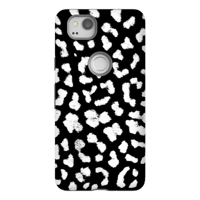 Pixel 2 StrongFit Smudged leopard print spots by Oana 