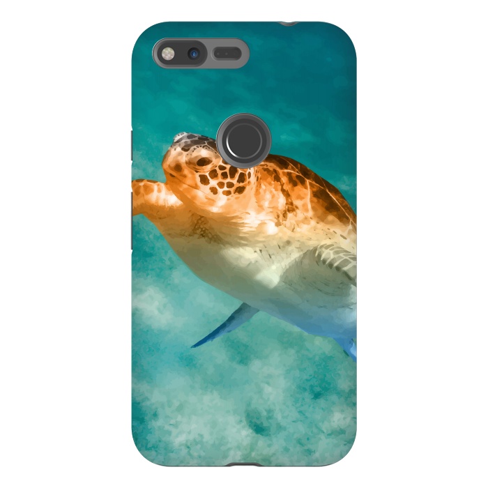 Pixel XL StrongFit Turtle by Creativeaxle