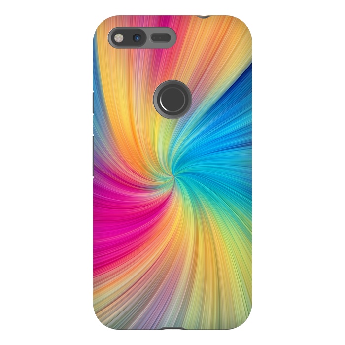 Pixel XL StrongFit Rainbow Abstract Design by Art Design Works