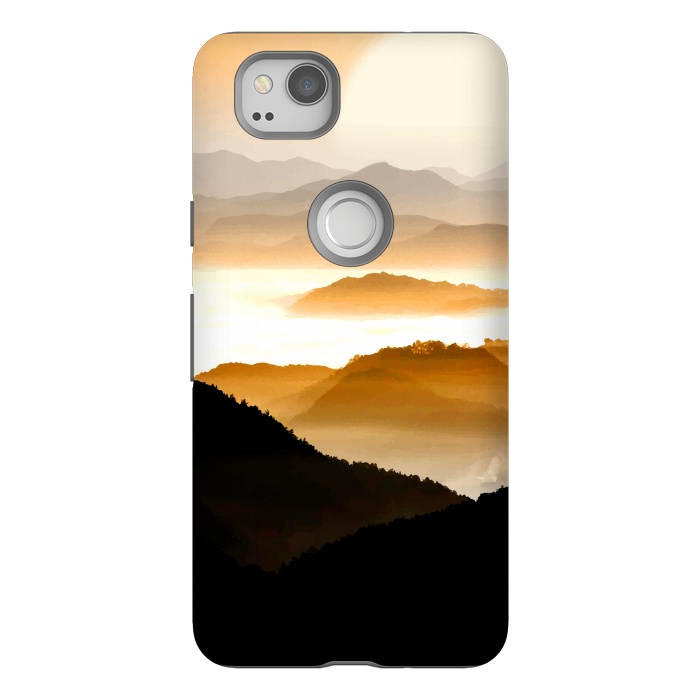 Pixel 2 StrongFit Sunrise Mountain by Creativeaxle