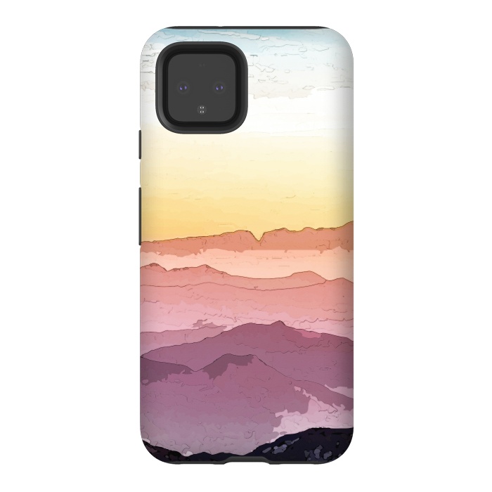 Pixel 4 StrongFit Mountain Waves by Creativeaxle