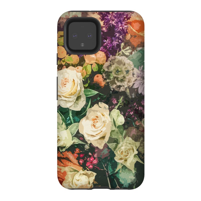 Pixel 4 StrongFit Floral Bunch by Creativeaxle