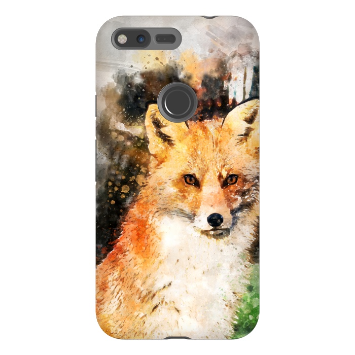 Pixel XL StrongFit Clever Fox by Creativeaxle