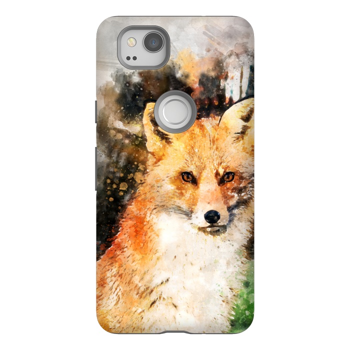 Pixel 2 StrongFit Clever Fox by Creativeaxle