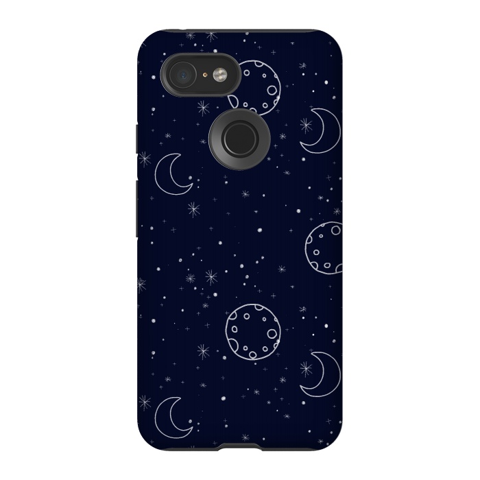 Pixel 3 StrongFit Moon and Stars by  Utart