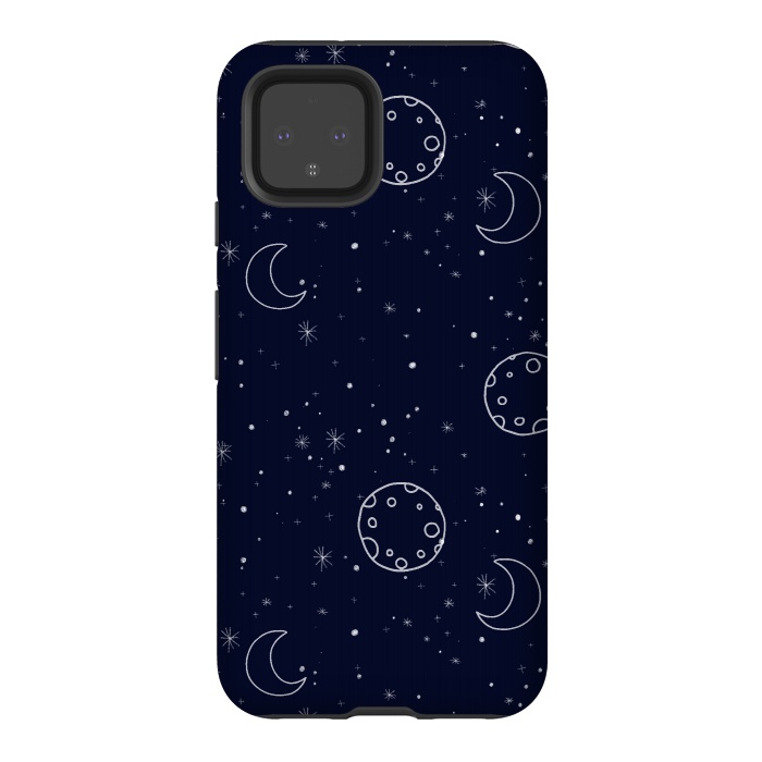 Pixel 4 StrongFit Moon and Stars by  Utart