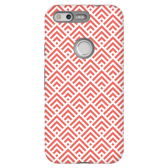 Pixel StrongFit Living Coral Pattern II by Art Design Works
