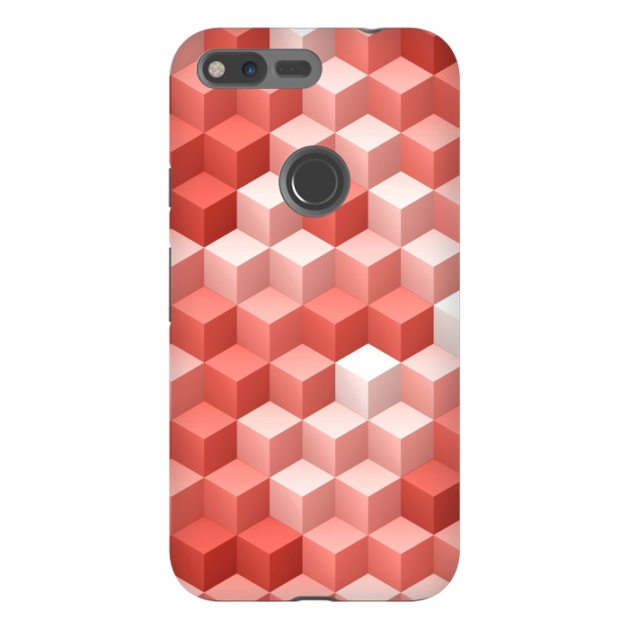 Pixel XL StrongFit Living Coral Pattern V by Art Design Works