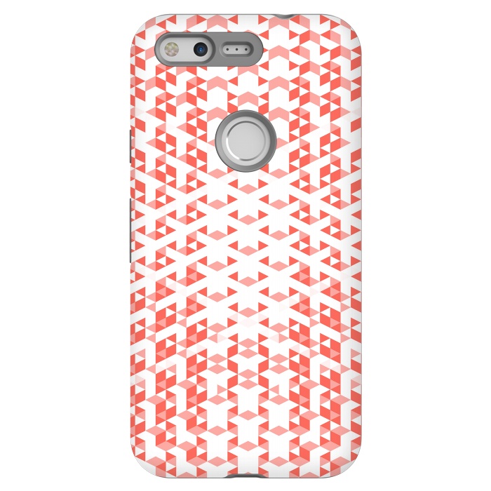 Pixel StrongFit Living Coral Pattern VI by Art Design Works