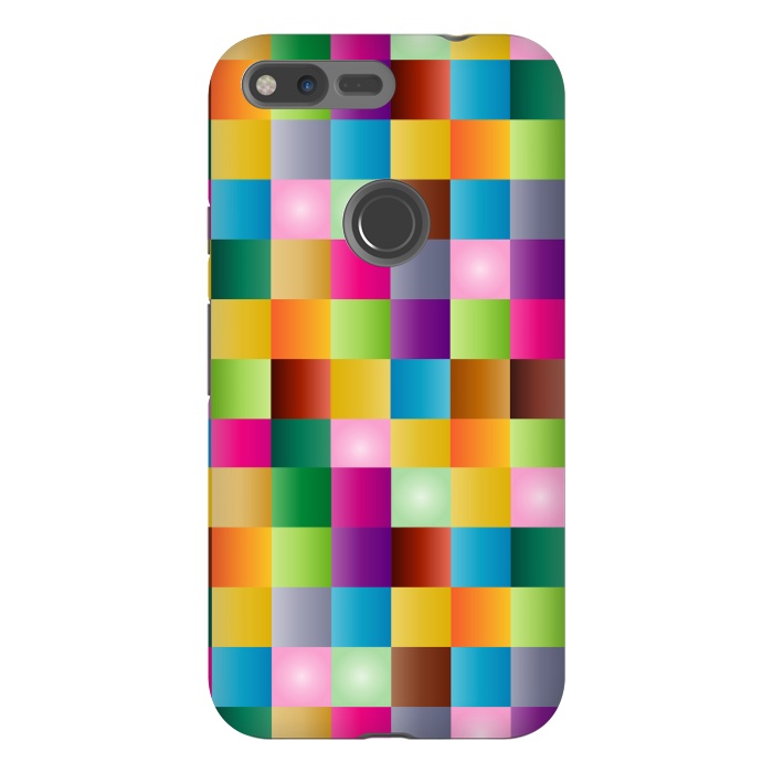 Pixel XL StrongFit multi colour squares by MALLIKA