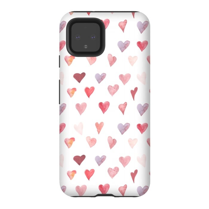 Pixel 4 StrongFit Valentines hearts by  Utart